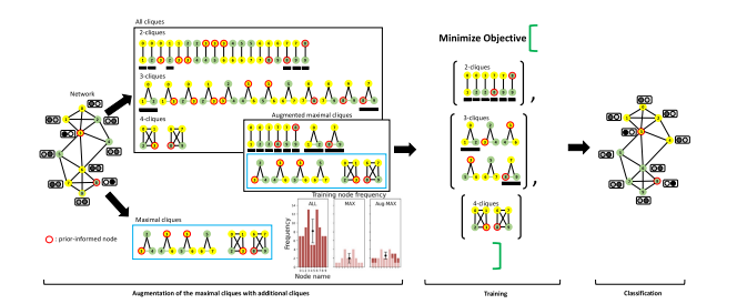 Augmented Maximal Clique Selection